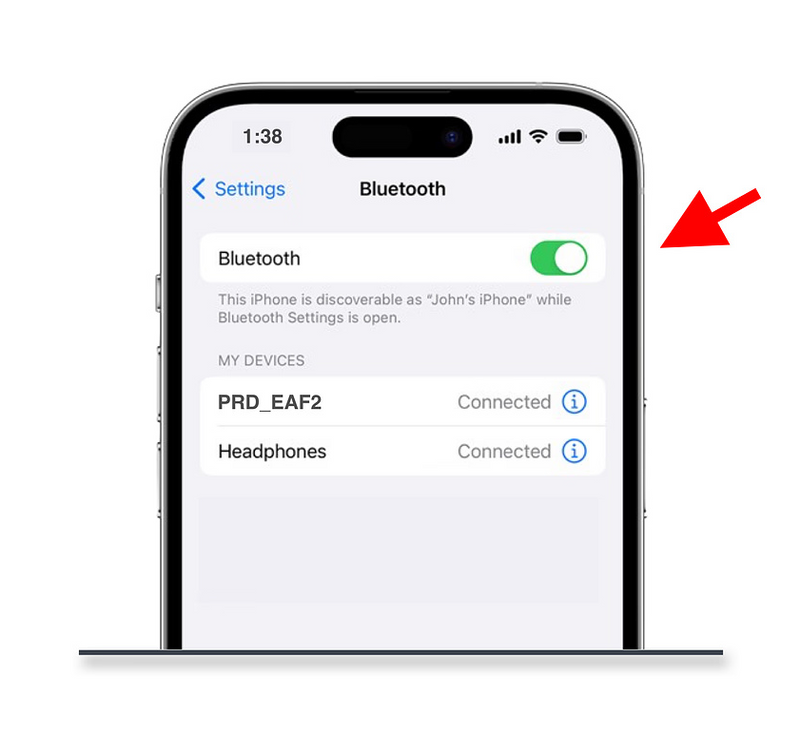 Prox PRD - Bluetooth must remain on